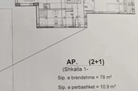 Shitet Apartament 2+1+Blk, Shkolla E Kuqe – Pazari, Affitto