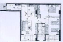 Apartament 2+1 në shitje në “Kamëz” 630 €/m2, Verkauf