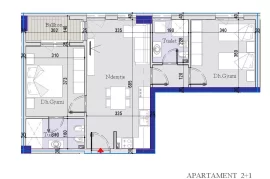 Apartament 2+1 në shitje në “Tirana Entry II” Kthe, Πώληση