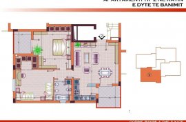 Shitet apartament 2+1 tek Kopshti Botanik, Venta