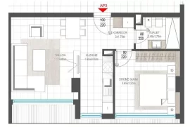 Apartament 1+1 në shitje te “Oberon Residence” , Πώληση