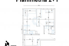 Apartament 2+1 Qerret, Vente